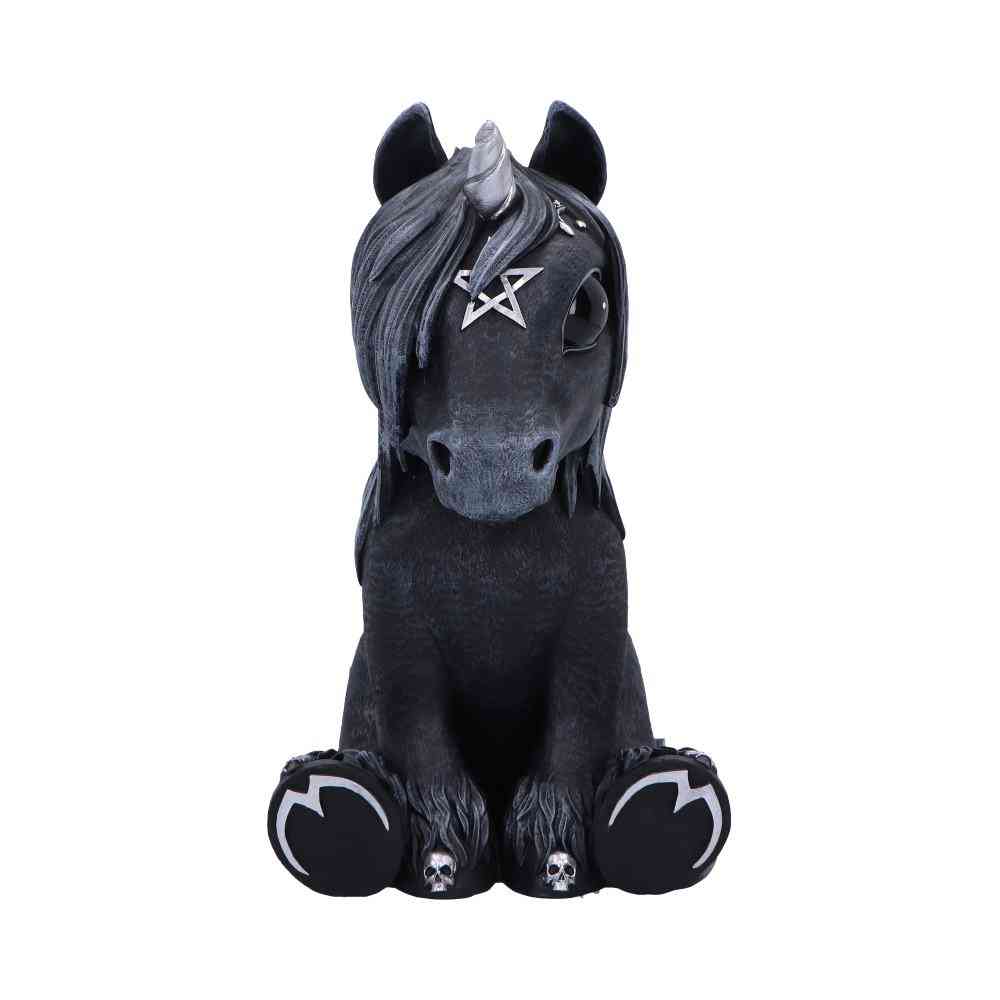 Nemesis Now - Culticorn (Large) 24.5cm Beeld/figuur - Zwart/Zilverkleurig